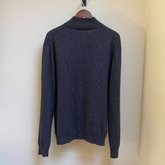 Club Room Men's Cashmere Quarter-Zip Sweater - Picture 4 of 8